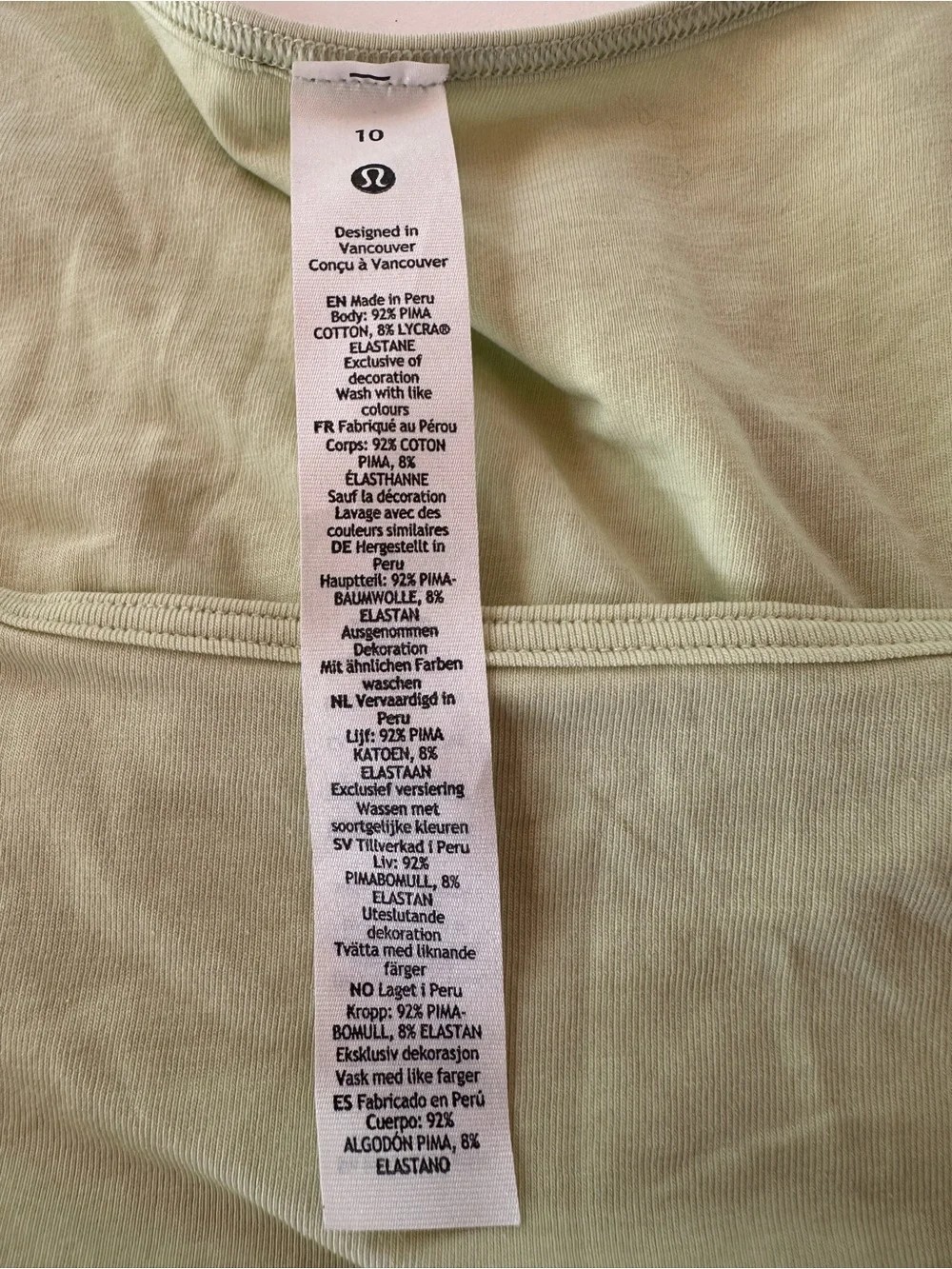 Lululemon Pima Cotton Open-Back Midi Dress Dewy Size 10